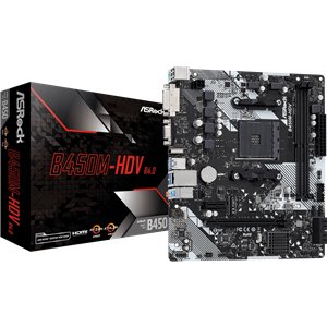 Asrock B450M-HDV 4.0 AM4 HDMI M.2